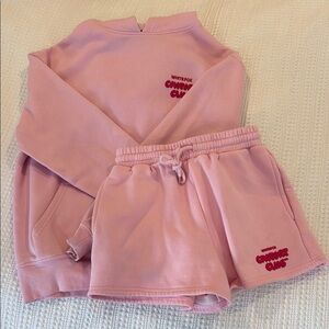 White Fox Boutique Comfort Club Oversized Hoodie & Comfort Club Lounge  Shorts